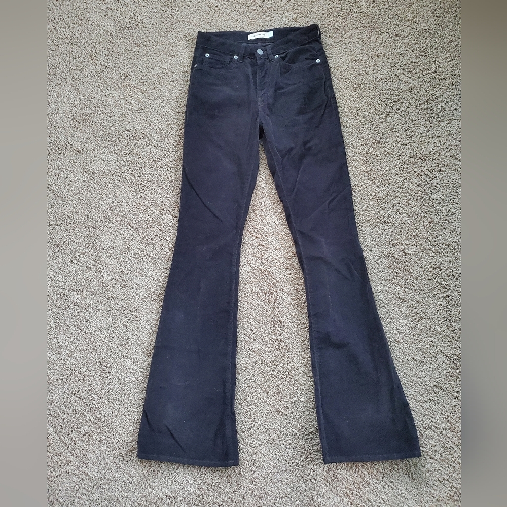 Women's Dark Brown Flare Jeans